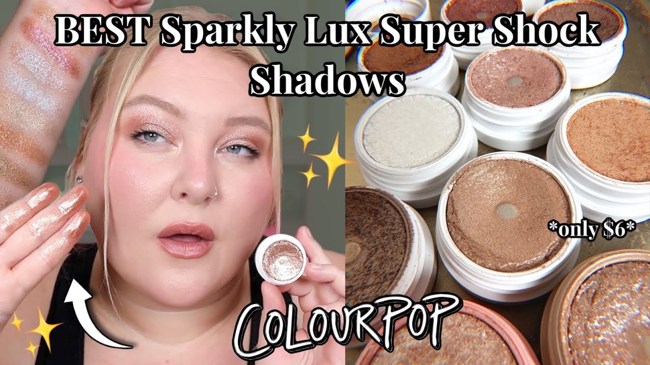 TOP 10 *actually* Sparkly Super Shock Shadows... Lux, Expensive, Wet Look Shadows for Only $6!
