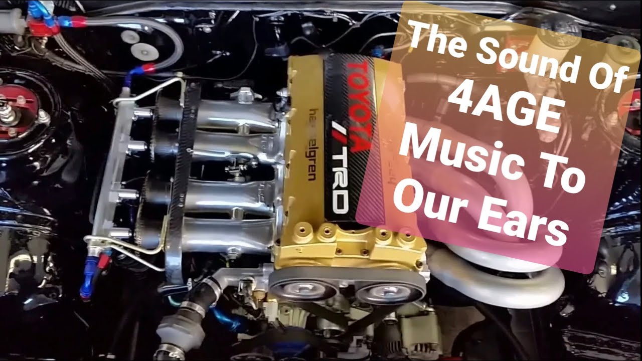 Toyota 4AGE sound compilation 1 ASMR