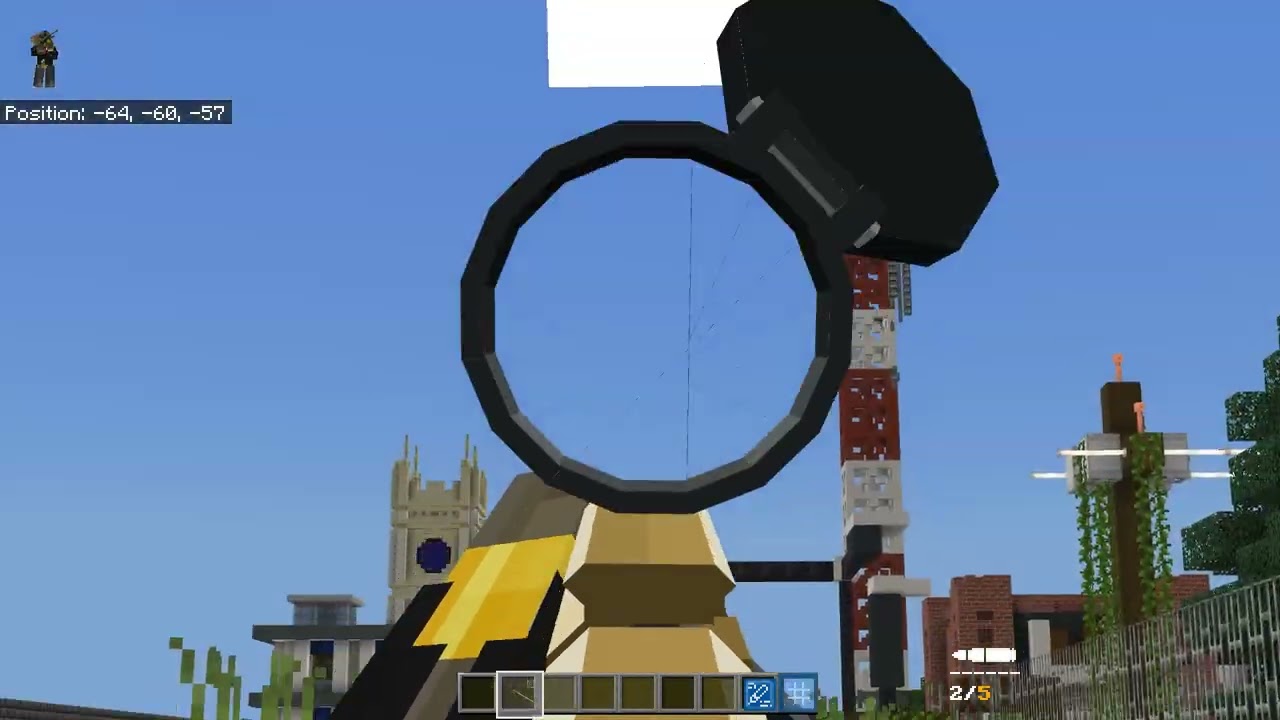 AWP Golden Zero New Scope - TacZ MCPE Guns Addon