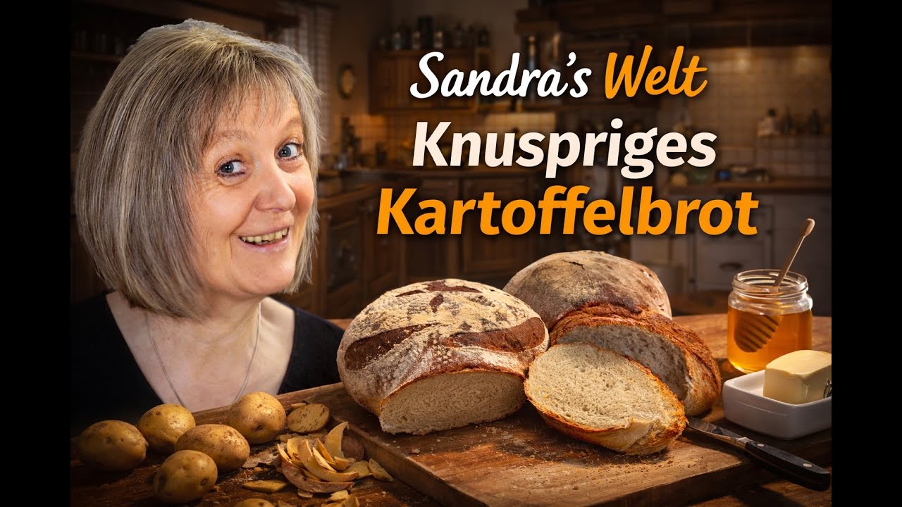 Knuspriges Kartoffelbrot selber backen 🥔🍞 | Einfaches Rezept wie vom Bäcker