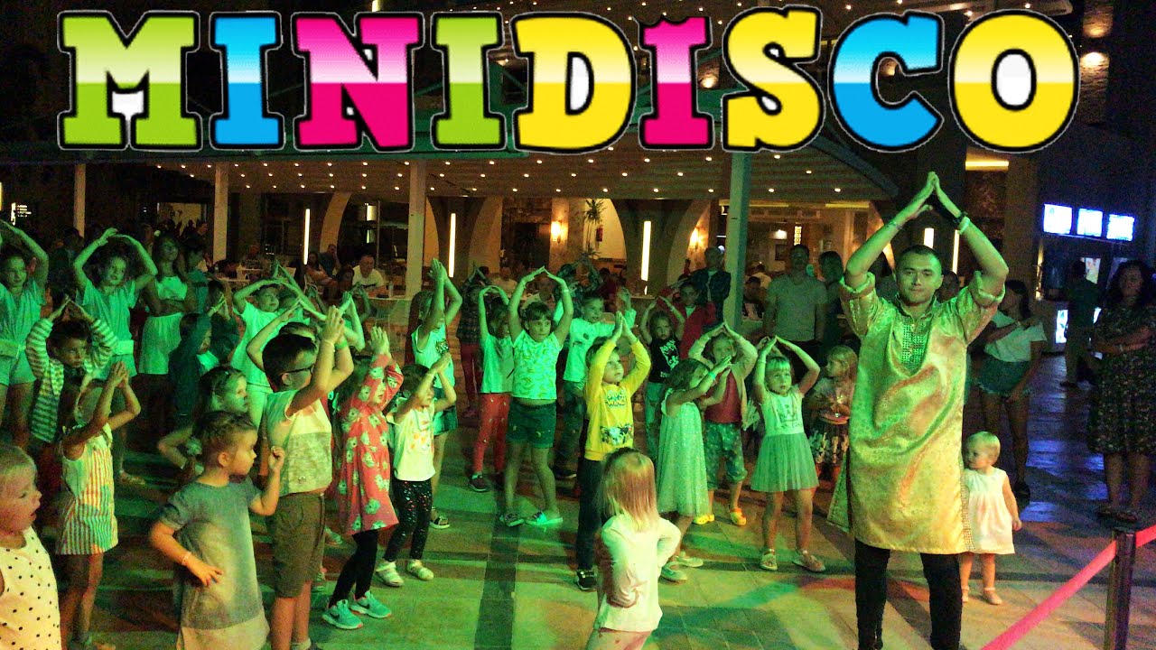 Albatros White Beach 5*. Мини диско. Детская дискотека в Египте. Mini disco for children