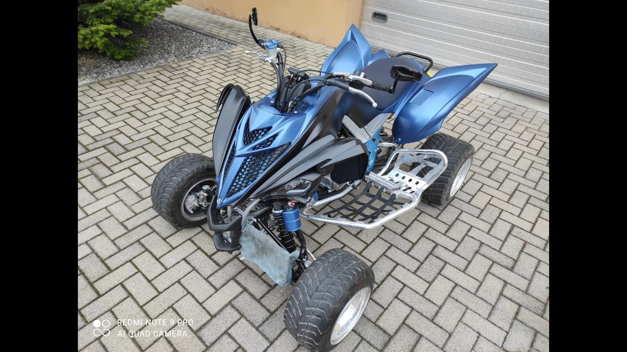 Folierung Wrapping Quad Yamaha Raptor Dark Blue