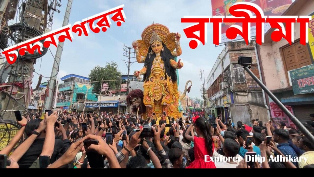 চন্দননগর জগদ্ধাত্রী ঠাকুরের শোভাযাত্রার প্রস্তুতি  | Preparation of Procession  2025  #chandannagar