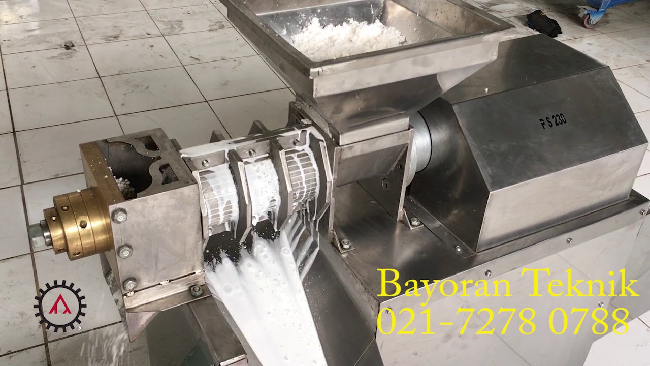 Mesin Peras Kelapa jadi Santan - Coconut Milk Extractor - Bayoran Teknik