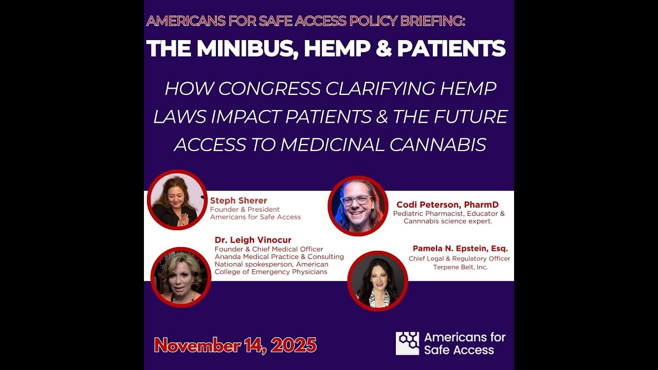 The Minibus, Hemp, & Patients: Emergency Policy Briefing