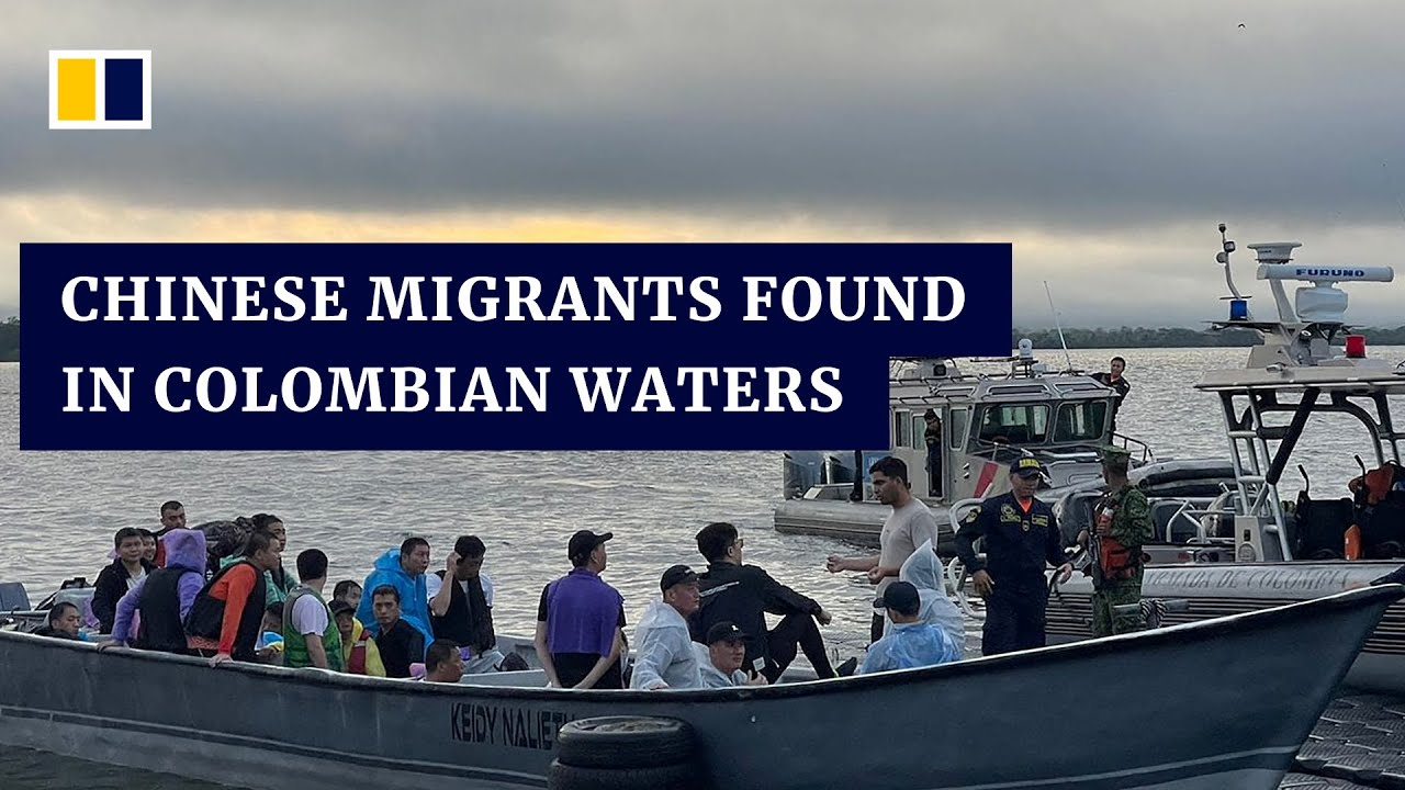 30 Chinese migrants found at sea by Colombian Navy
