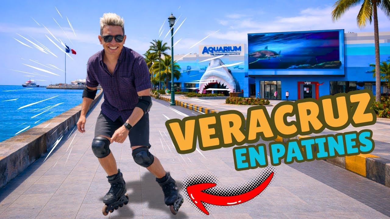 Cosas que DEBES hacer en VERACRUZ 🇲🇽 | Malecón en patines, playa y mariscos | 100% Recomendado 🤩