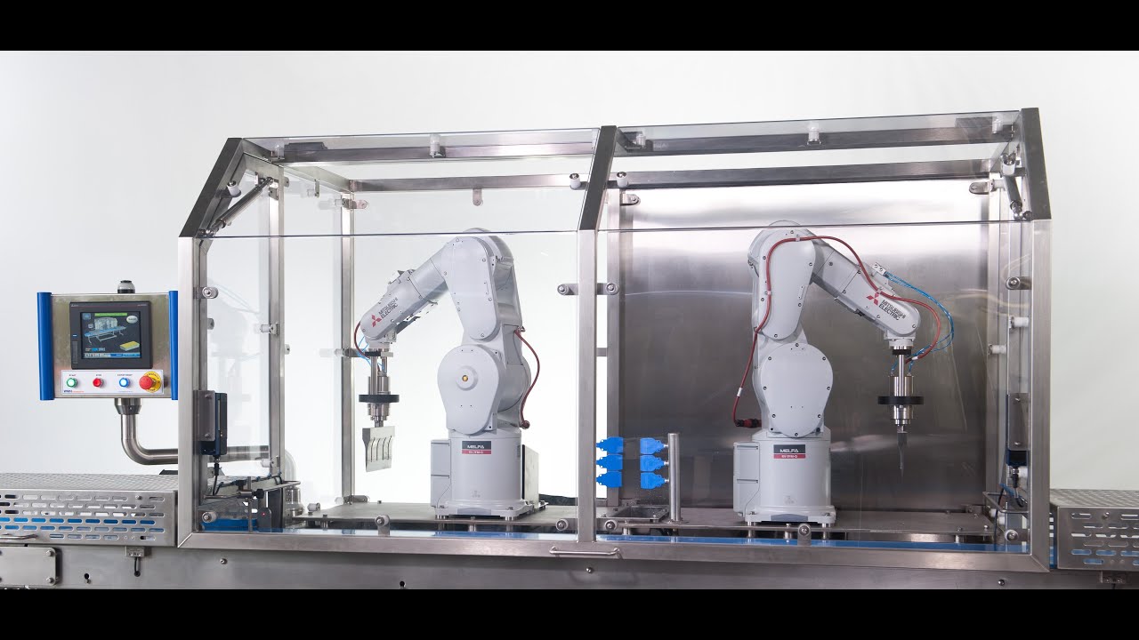 WMH Twin Robot Inline Ultrasonic Cutter