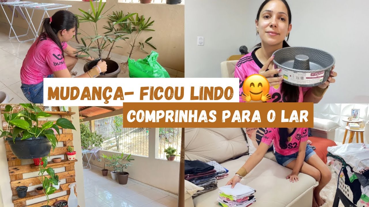 ME SURPREENDI COM O RESULTADO🤗MUDANÇA DE VASO, FIZ NOVAS MUDAS| COMPRAS PARA O LAR#compras#mudança