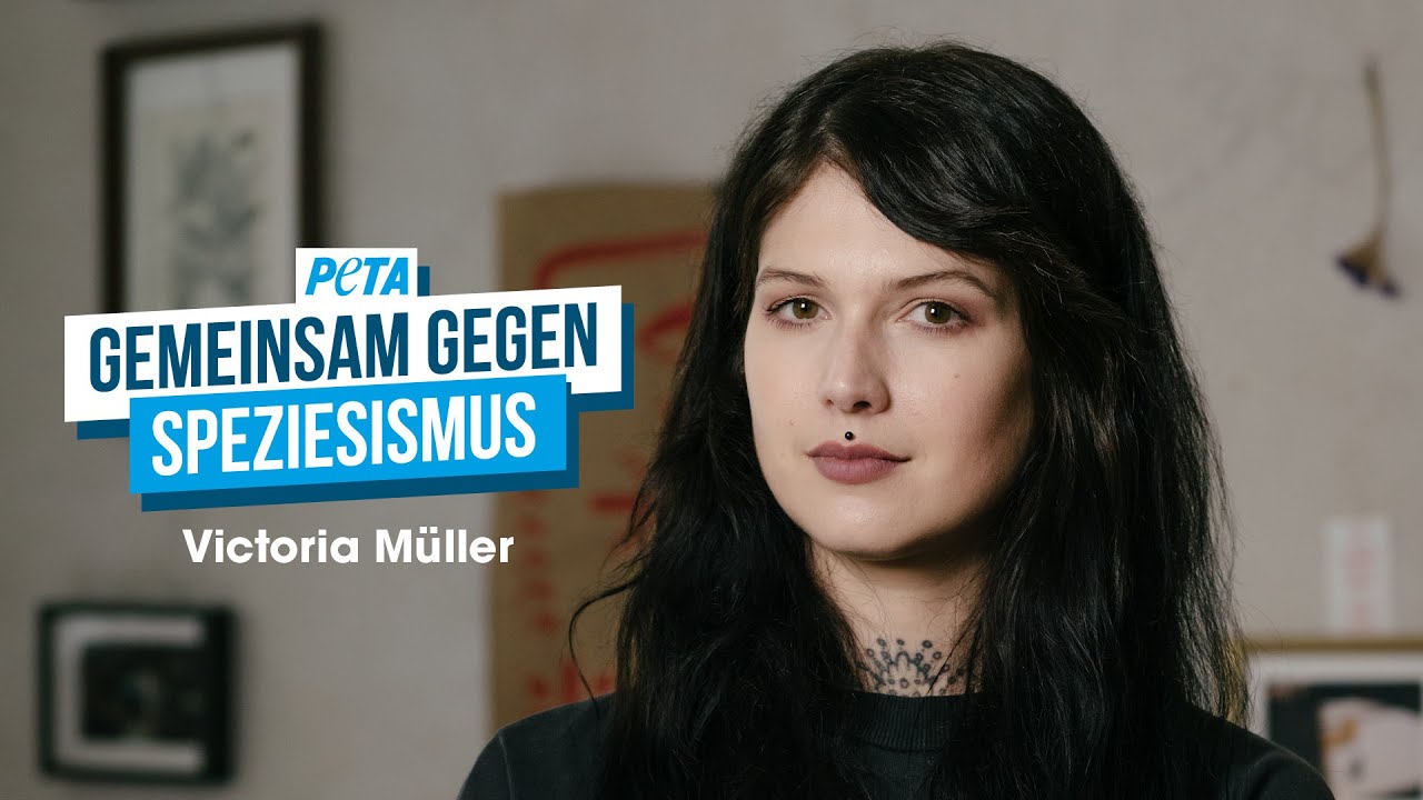 Feminismus bei Tieren? Victoria Müller gemeinsam mit PETA gegen Speziesismus