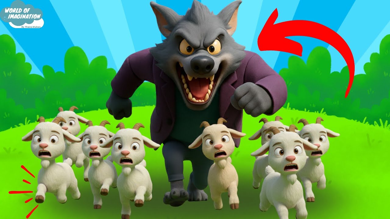 The Big Bad Wolf and the Seven Little Goats - English Fairy Tales and 2 Bedtime Stories for Kids