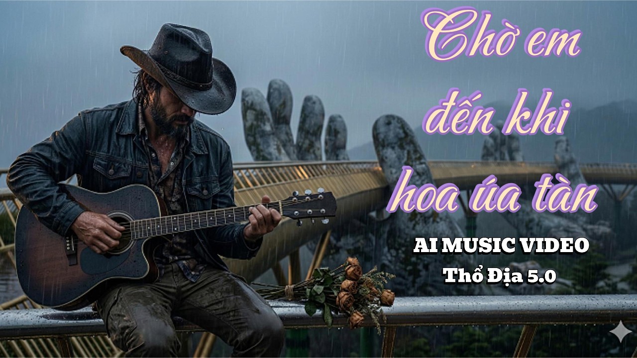 Chờ Em Đến Khi Hoa Úa Tàn - Bản Acoustic Rock Ballad Buồn Nhất (A.I Music) | Thổ Địa 5.0