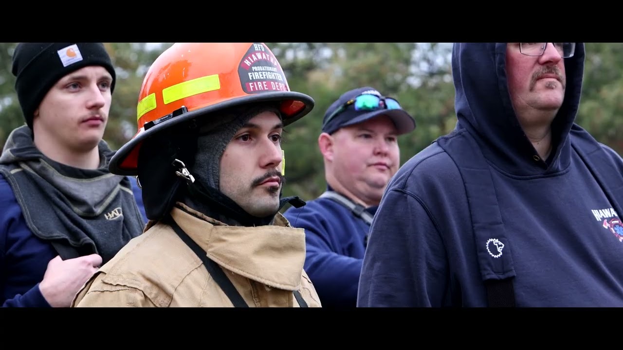 Hiawatha Fire Department Training Burn