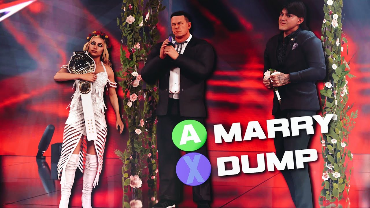 What if Rhea Ripley crashed Liv Morgan and Dominik Mysterio 's wedding? | WWE 2K24 Universe Mode