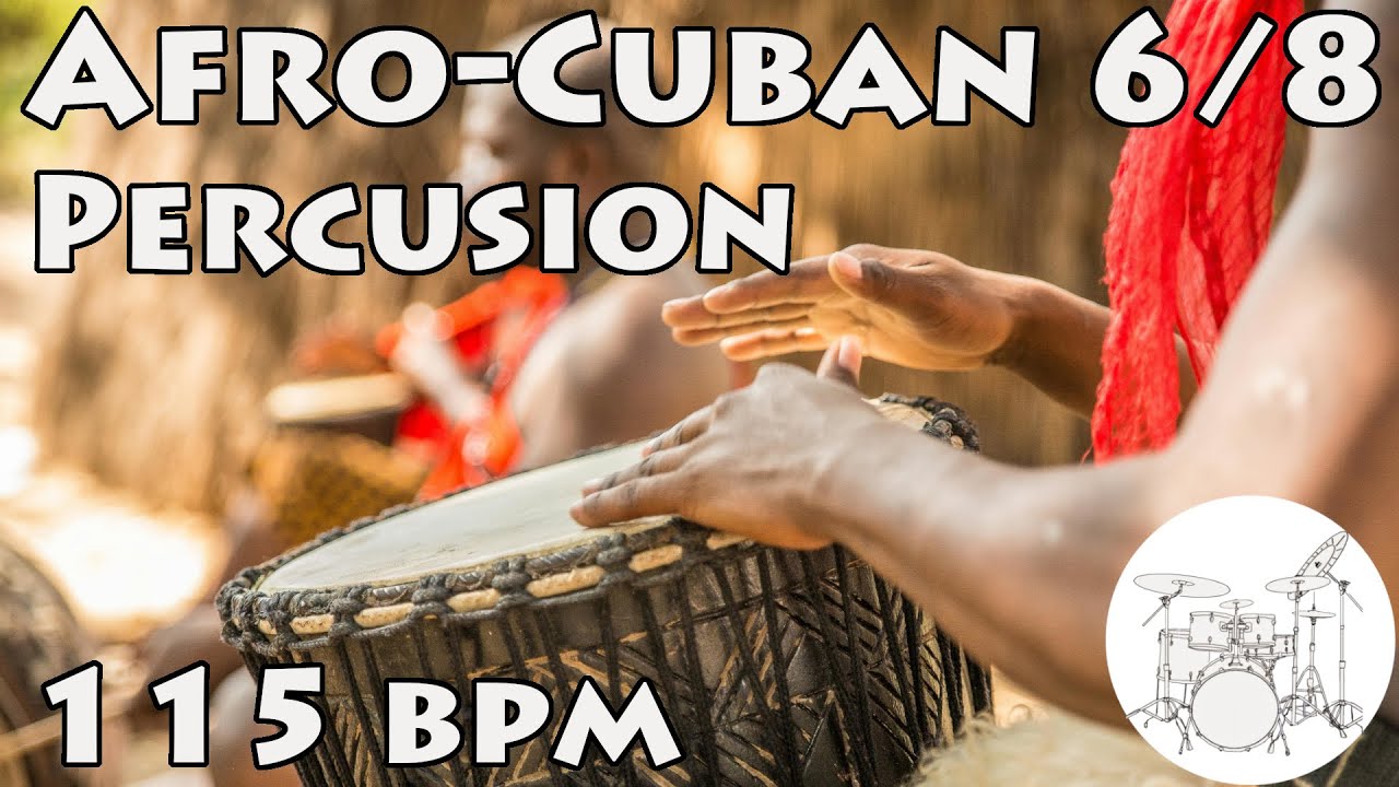 Ritmo Para Tocar 6/8 Afro Cubano 115 bpm :: Play along drums 6/8 Afro Cuban 115 bpm