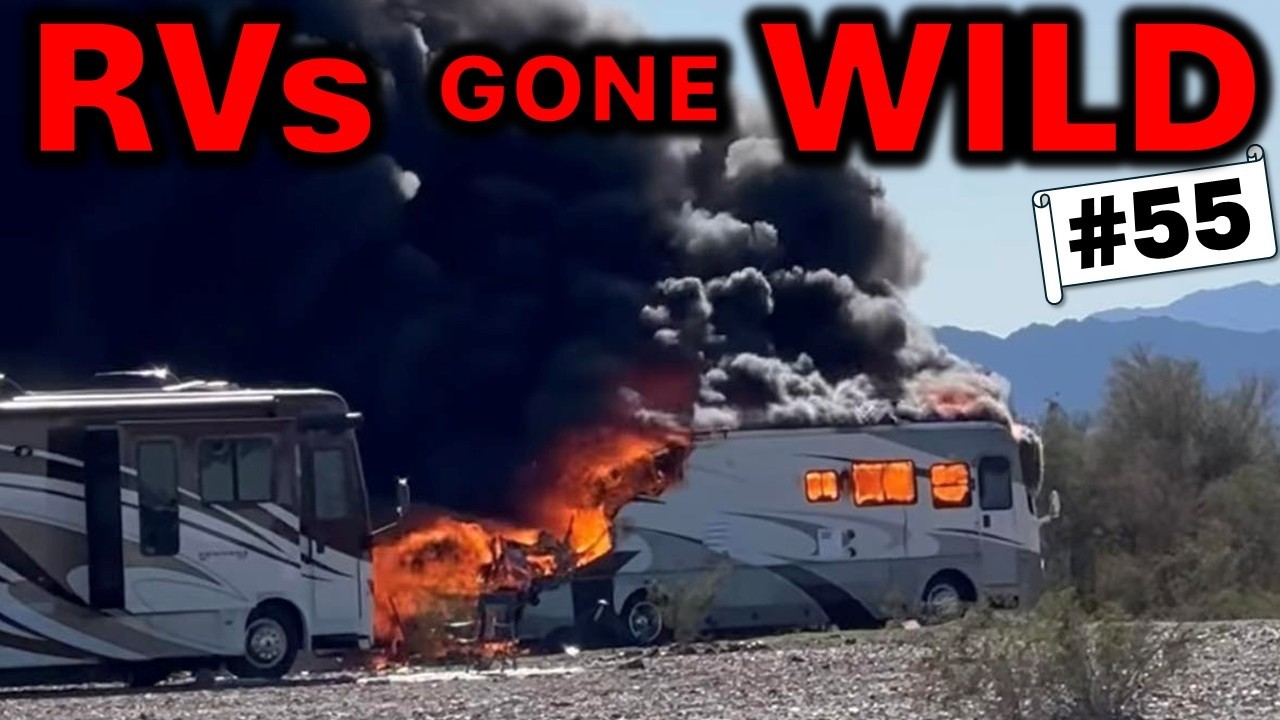 RVs Gone Wild #55 (Последний эпизод) Пожар, гусеничные грузовики, винтажное безумие | Глупые само...
