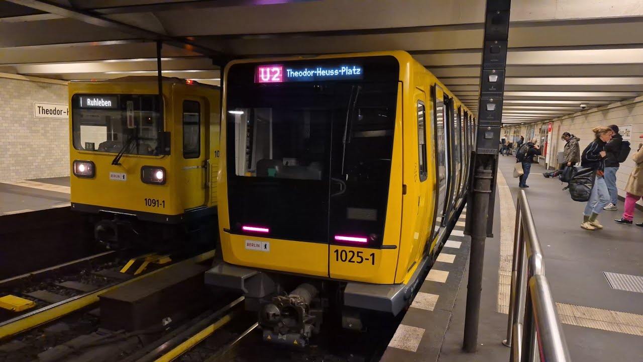 U-Bahn Berlin | Aussetzermitfahrt in der U2 von Ruhleben bis Theodor-Heuss-Platz im IK15U 1025-1