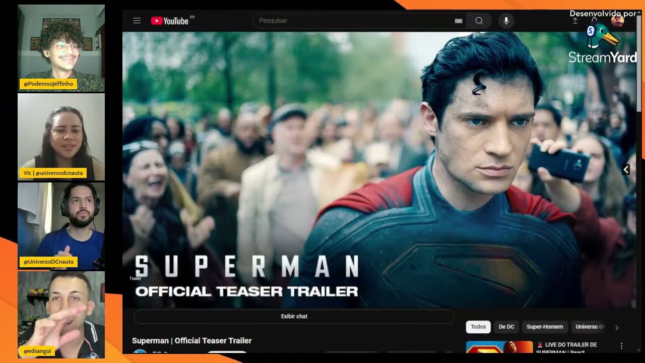 React do Trailer de SUPERMAN | Olhem para Cima!