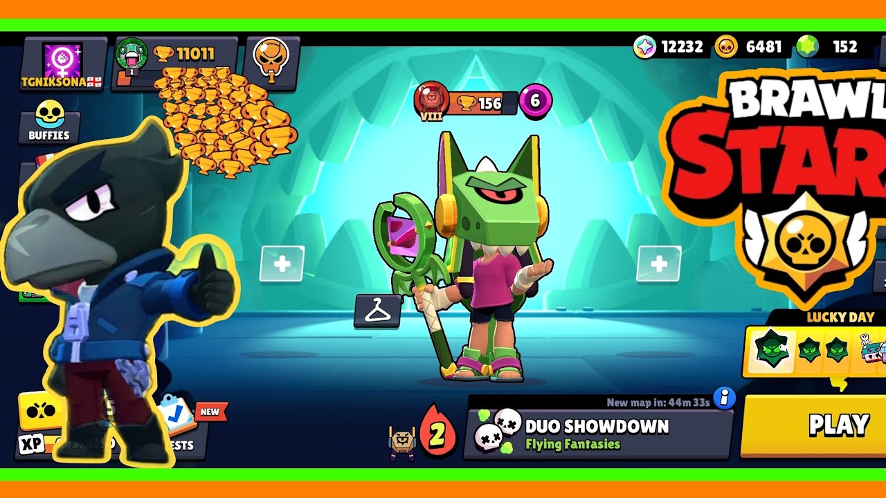 🟡 Brawl stars პირველი ვიდეო 🟡Crow დავაგდეთ 