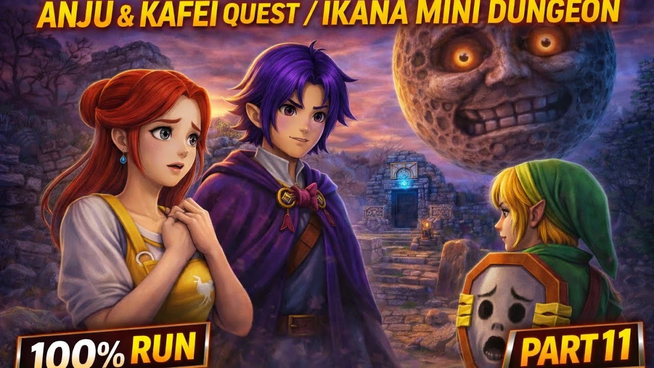 Zelda Majoras Mask HD PC - Part 11| Anju and Kafei's Story Is Peak Majoras Mask