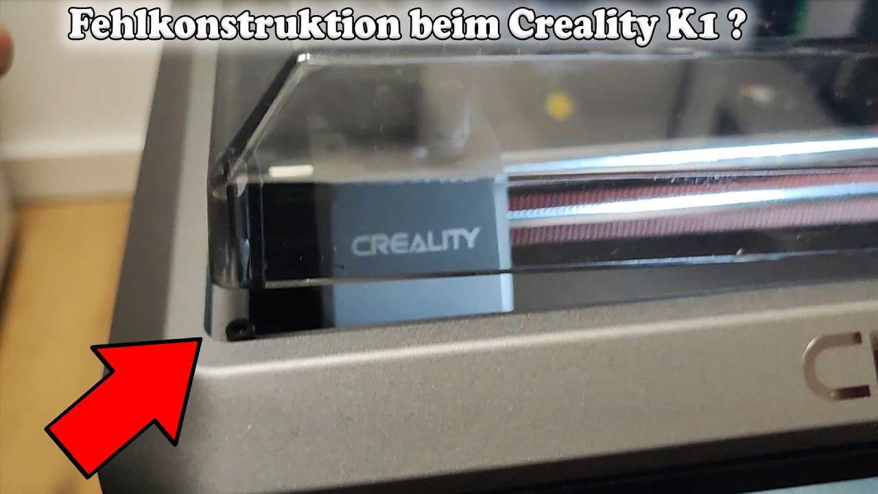 Creality K1  Erste Drucke und Fehlkonstruktionen 3D Druck