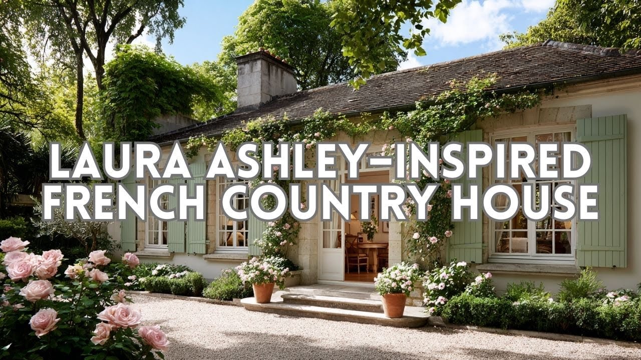 Laura Ashley–Inspired French Country House  Romantic Heritage Style
