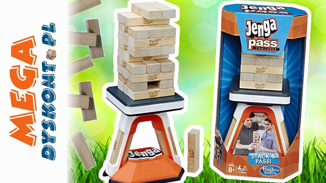 Jenga Pass &bull; Challenge &bull; Wielkie wyzwanie &bull; Hasbro Gaming &bull; gry dla dzieci