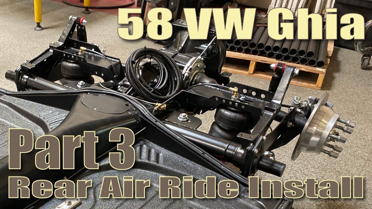 Chassis 84 Episode 17 | Part 3 AIR RIDE Install | SLAMMING a 1958 Volkswagen Karmann Ghia | Airkewld