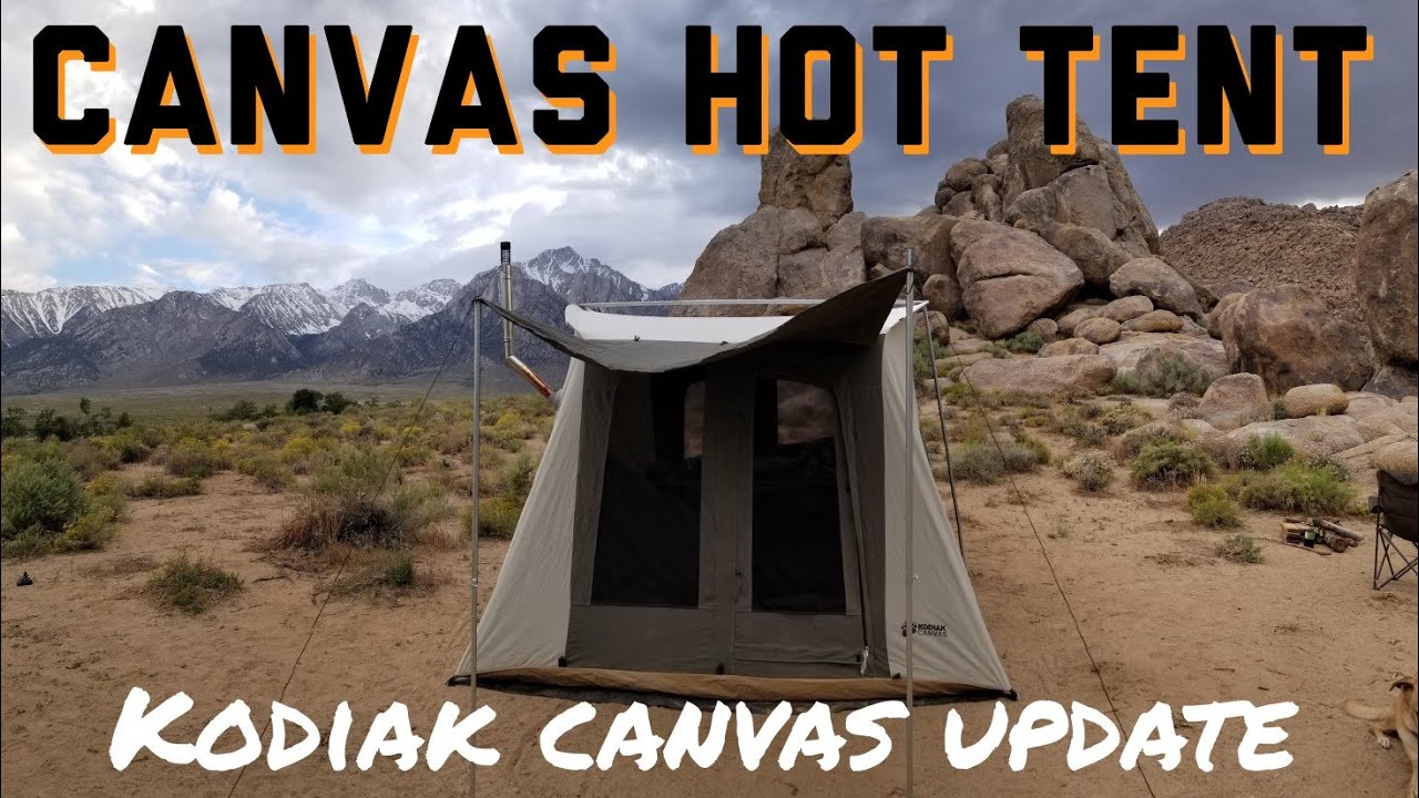 Hot Tent update- Kodiak Canvas with stove!