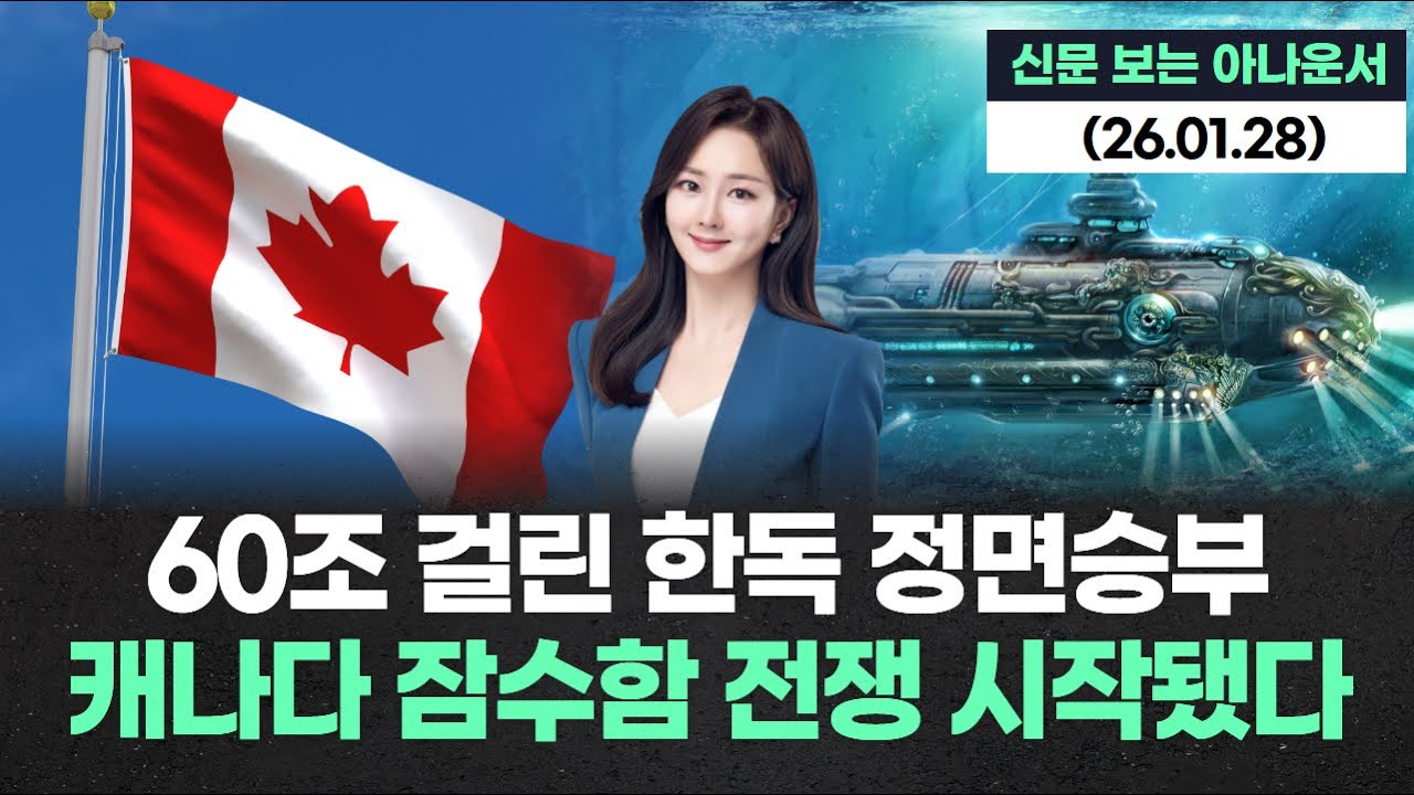 60조 걸린 한독 정면승부! 캐나다 잠수함 전쟁 시작됐다