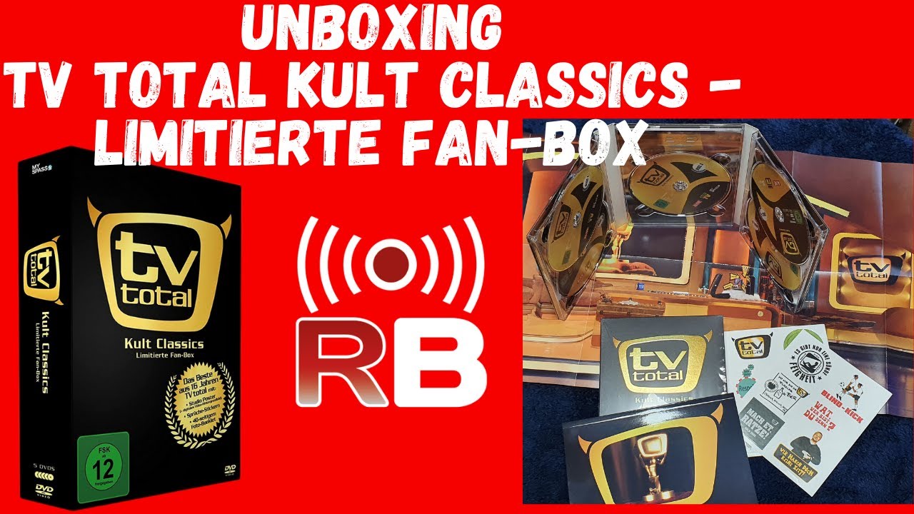 Unboxing TV total Kult Classics - Limitierte Fan-Box (DVD 2021)