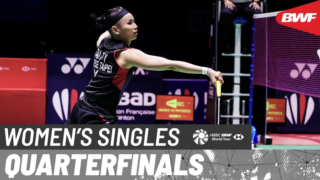YONEX French Open 2024 | Tai Tzu Ying (TPE) [3] vs. Aya Ohori (JPN) | QF