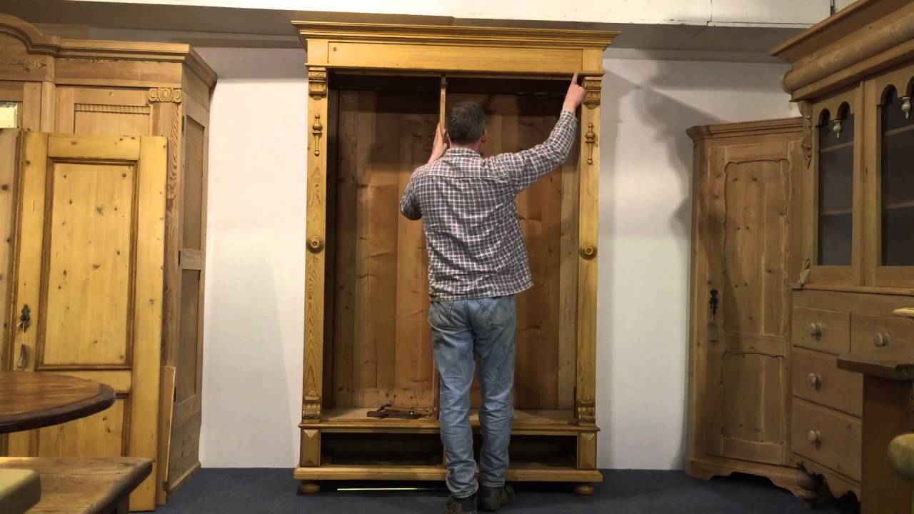 How to assemble an old pine Knockdown wardrobe - Pinefinders Old Pine Furniture Warehouse Video