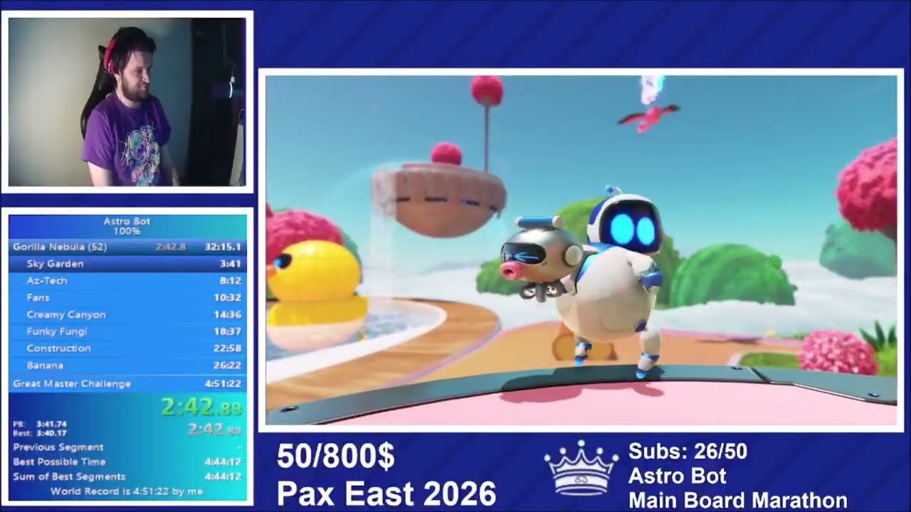 Astro Bot - 100% in 4:47:04! (World Record)