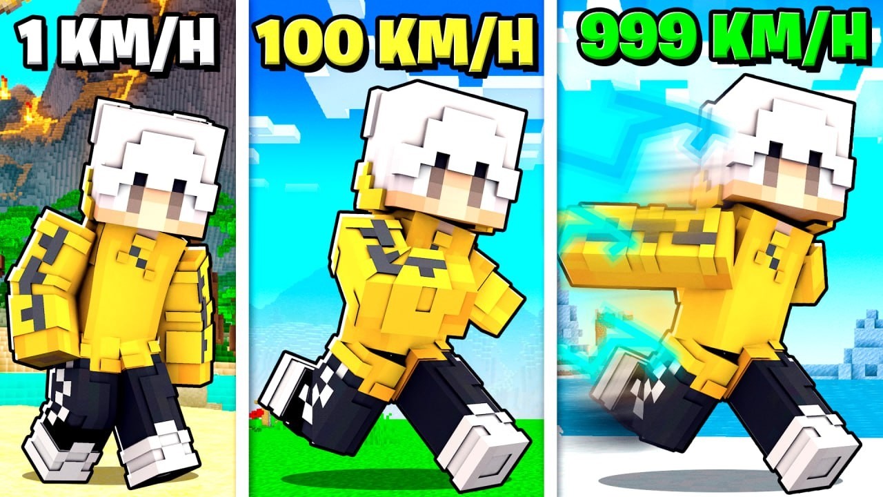 ZEYXON CORRE a 4.362.281 KM/H in Minecraft