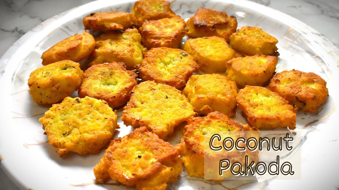 Crispy Coconut Pakoda Recipe | How to Make Perfect Coconut Fritters