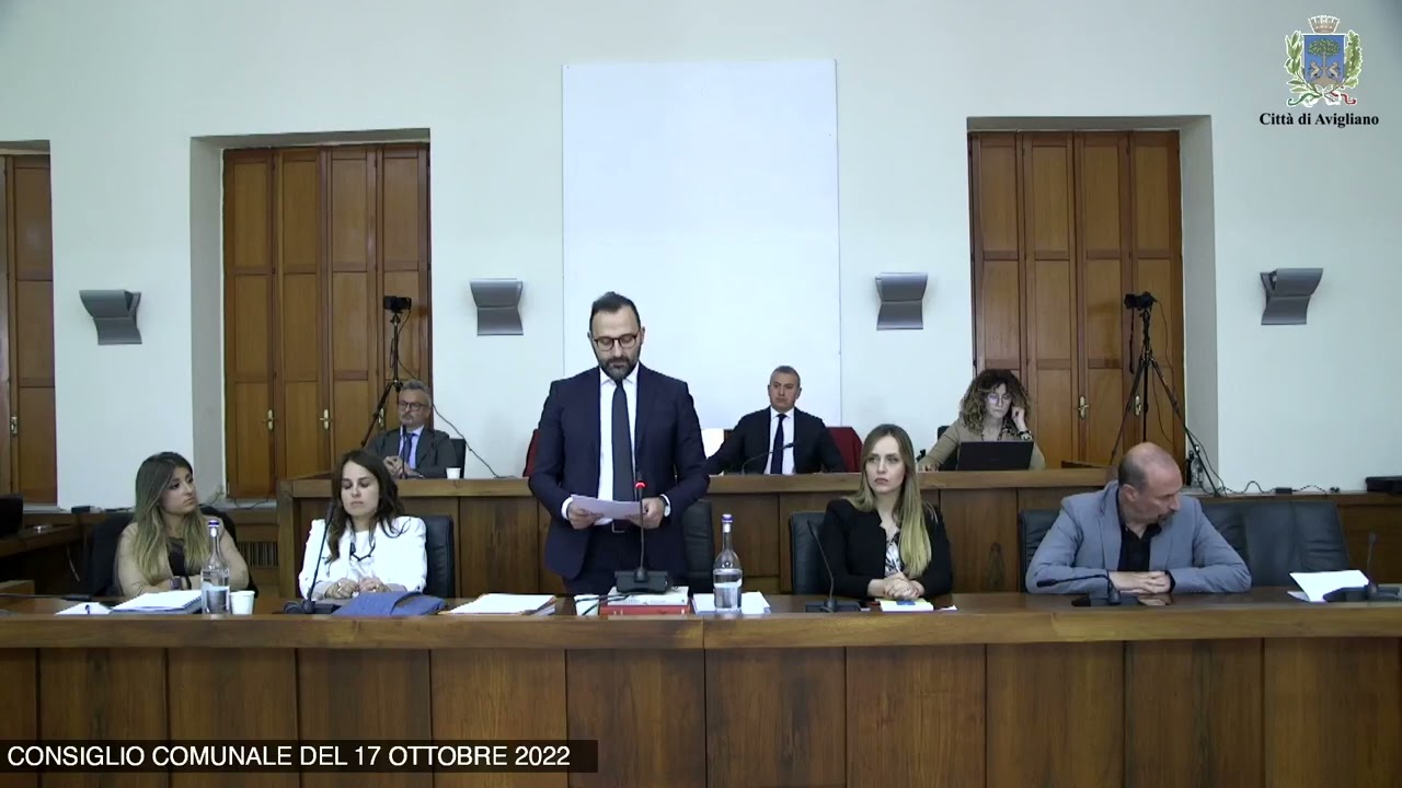 Consiglio comunale del 17 ottobre 2022