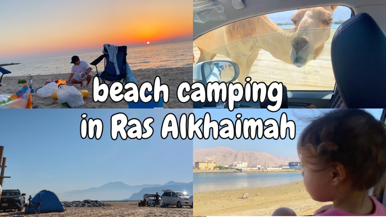 beach camping in Ras Al Khaimah UAE | things to do in Ras Al Khaimah