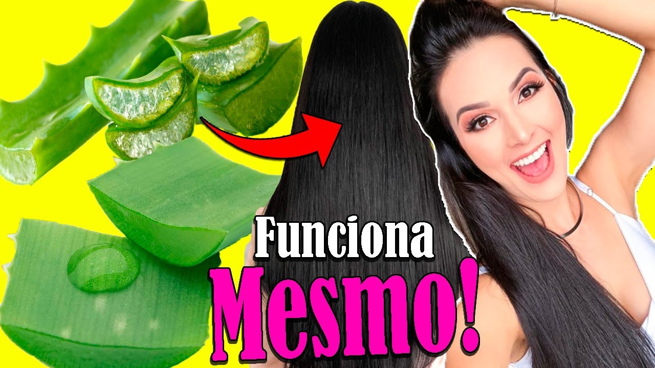 Como fazer Hidratação nos Cabelos c/ Babosa Aloe Vera Passo a Passo