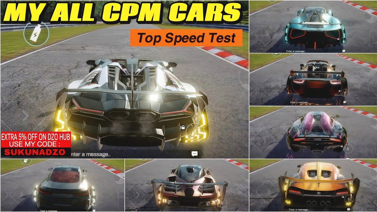 WHICH 1 IS FASTEST ❓| DriveZoneOnline My All Cpm Cars Top Speed Test 