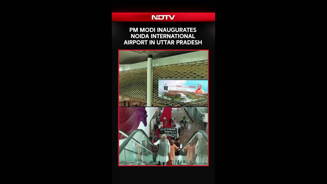 PM Modi Inaugurates Noida International Airport In Uttar Pradesh
