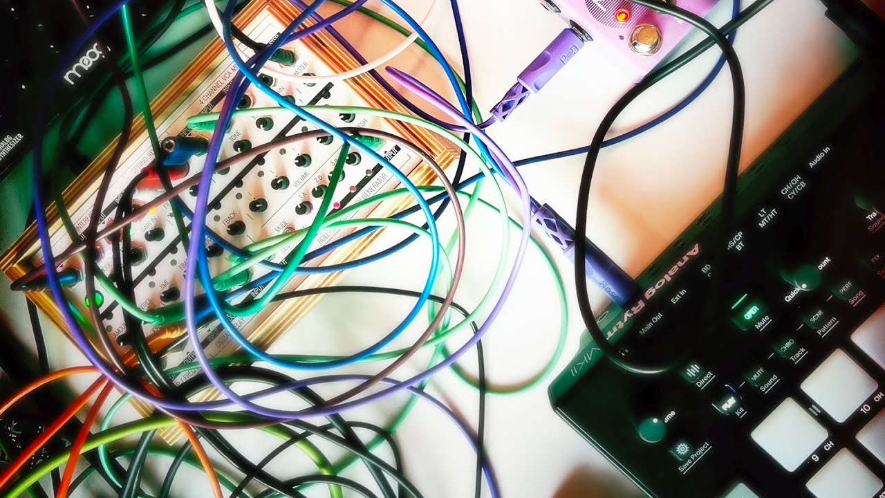 Ambient piano sampling & semi-modular synth