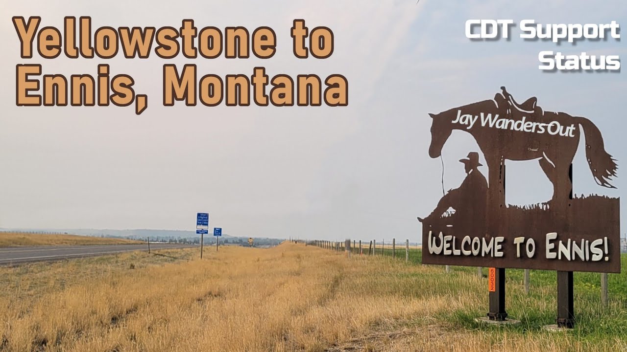 Leaving Yellowstone to Drive Along Tom Miner Basin