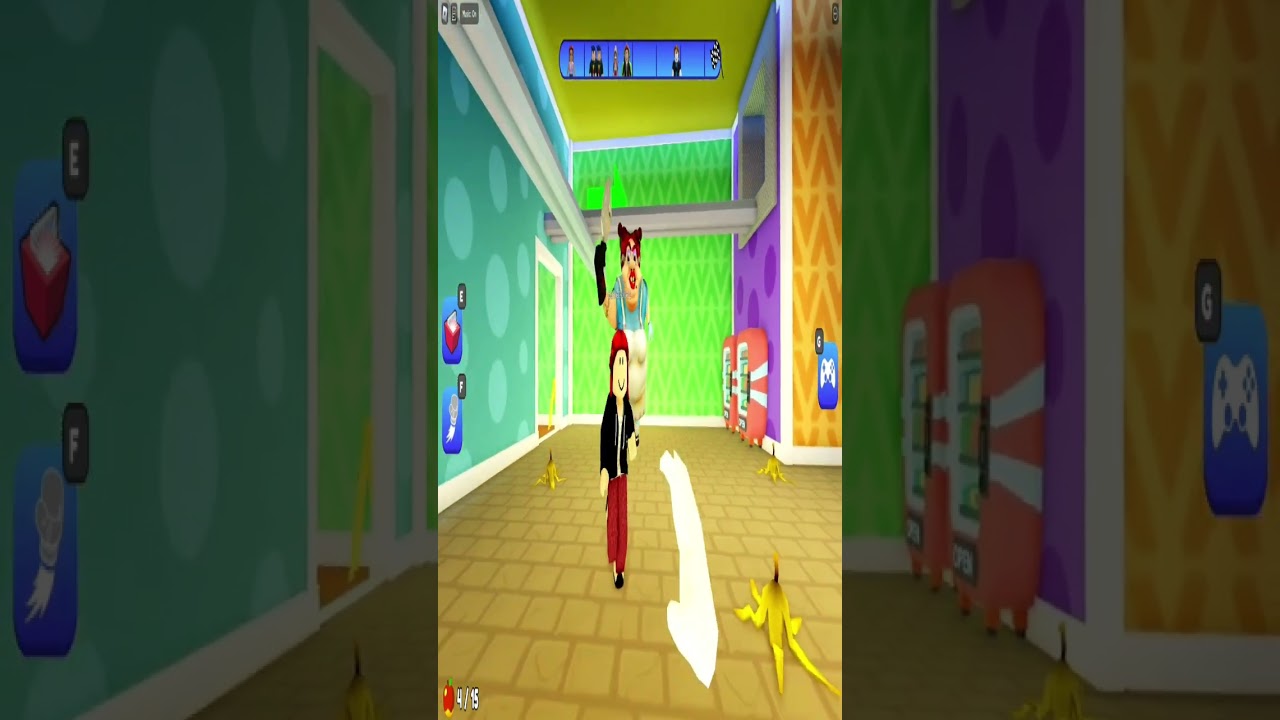 ESCAPE EVIL LUNCH LADY! Jumpscare #shorts