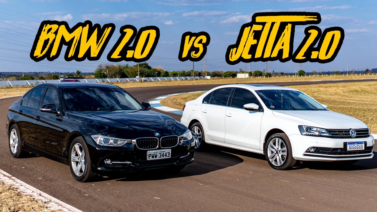JETTA TSI VS BMW 320I! QUAL O 2.0T MAIS RAPIDO? ACELERANDO TUDO