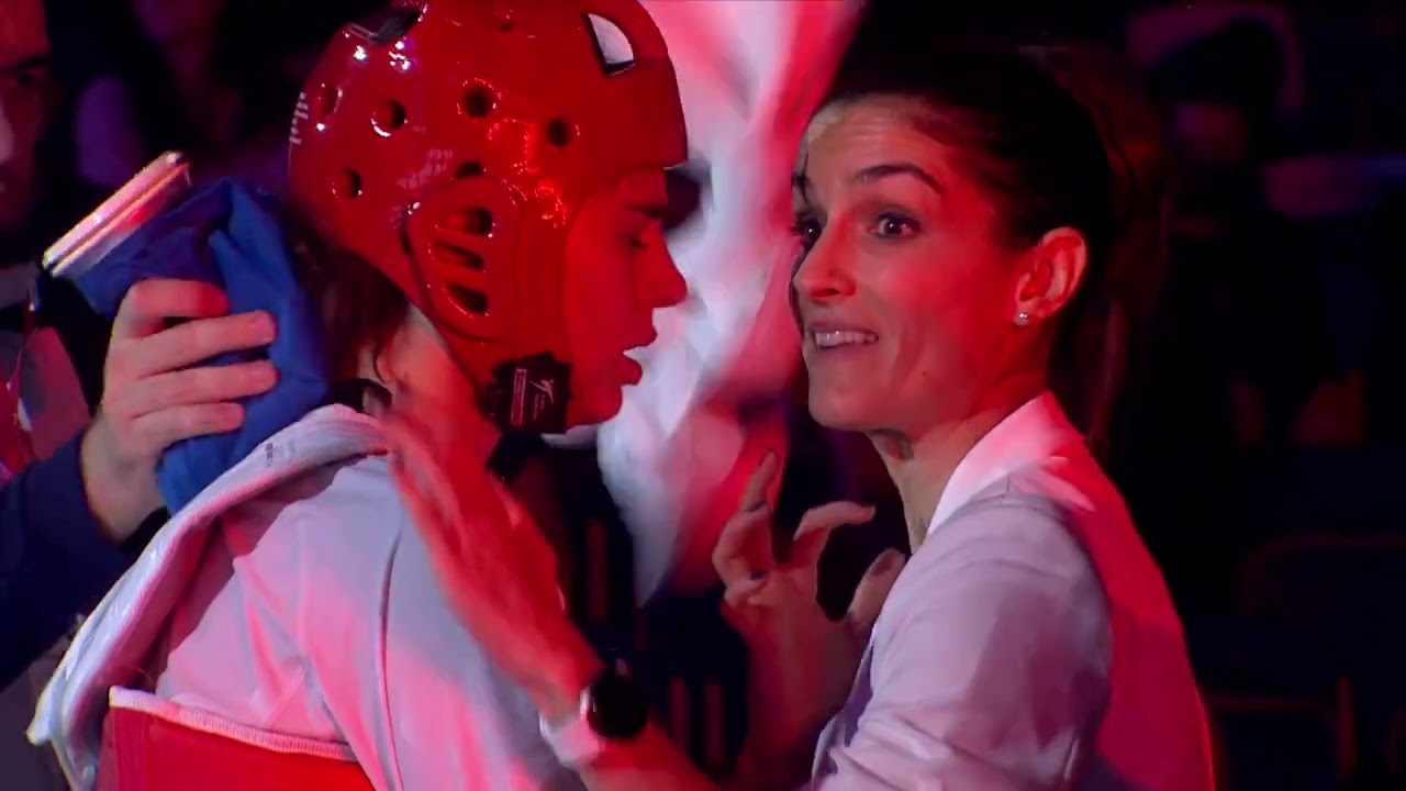 233 F W-67kg 🔵 WIET HENIN Magda FRA vs 🔴 PERISIC Aleksandra SRB I Manchester 2022 World Taekwondo GP