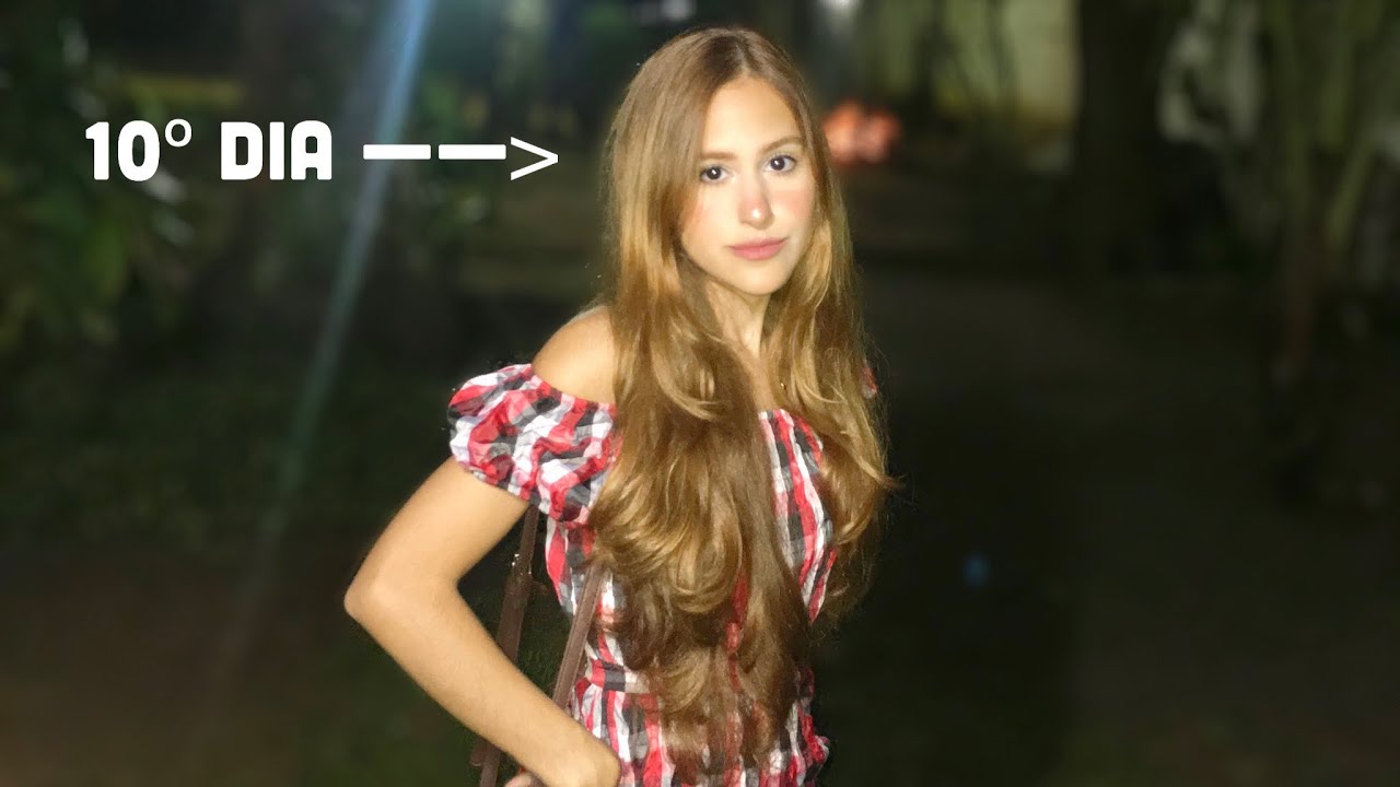 10 DIAS SEM LAVAR O CABELO