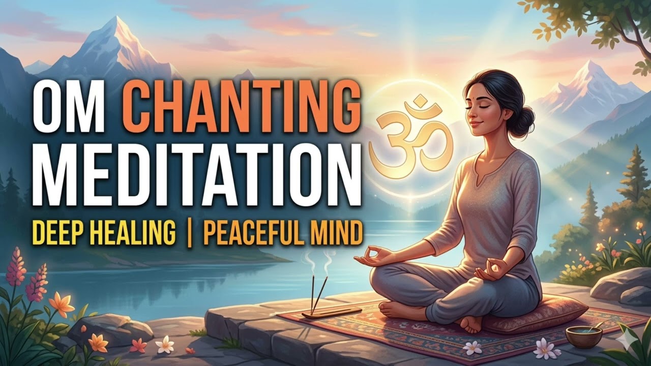 5 Minute Om Chanting Meditation | Om Shanti Mantra | Deep Healing & Peaceful Mind
