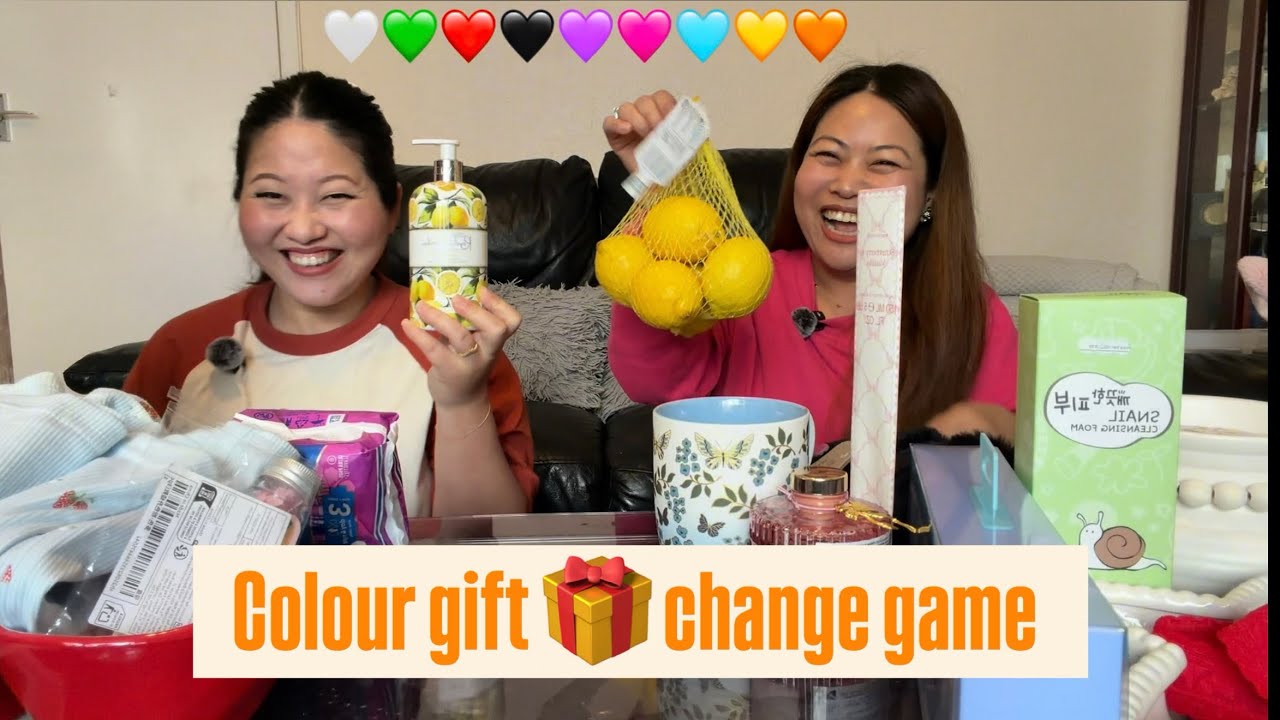 Colour gift exchange game with friend @nixongrg  #exchange #colour #games #friends  #2026 