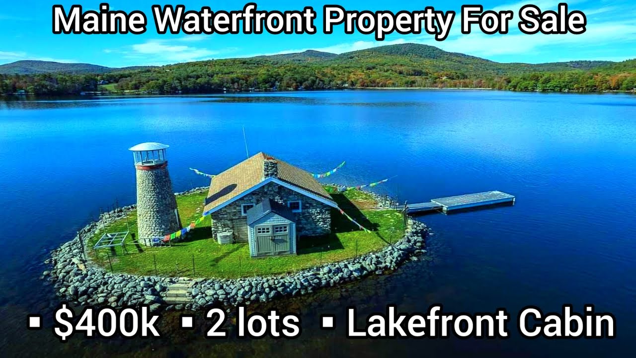 Maine Waterfront Property For Sale | Two Lots |Maine Lakefront Cabins For Sale | Maine Real Estate